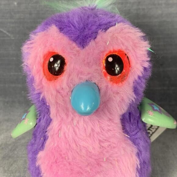 Hatchimals Purple & Pink Interactive Toy Penguala  Tested  Moving Talking Bird - Picture 10 of 11